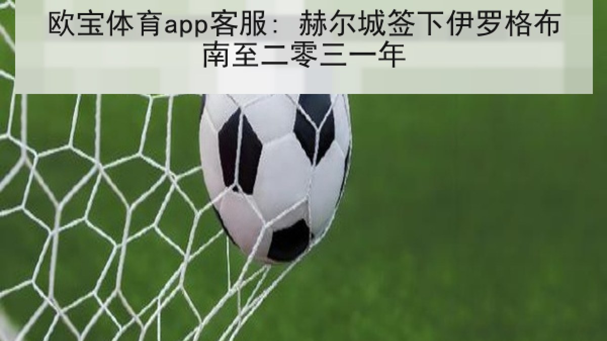 欧宝体育app客服: 赫尔城签下伊罗格布南至二零三一年